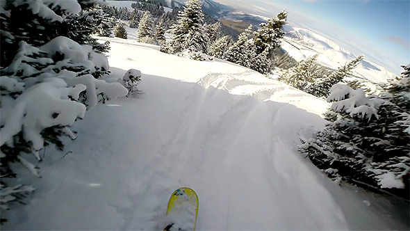 Freeride Snowboarding