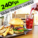 Hamburger and Pouring Drink - VideoHive Item for Sale