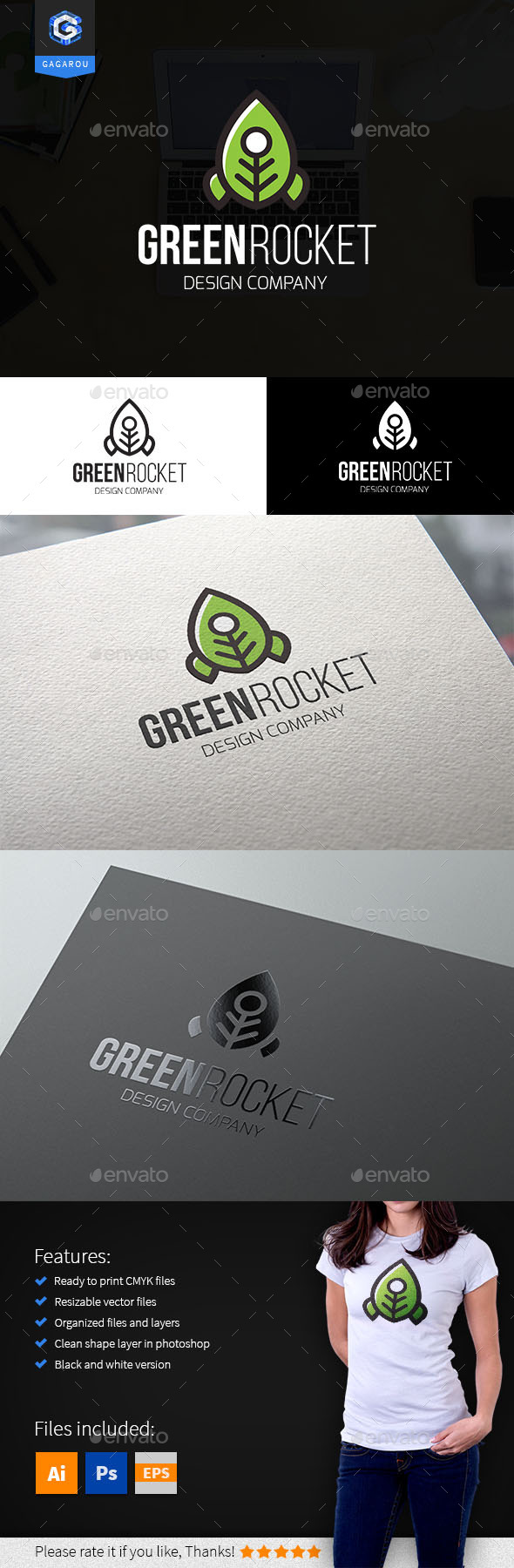 Green Rocket logo