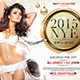 All in White New Year Party Flyer Template - GraphicRiver Item for Sale
