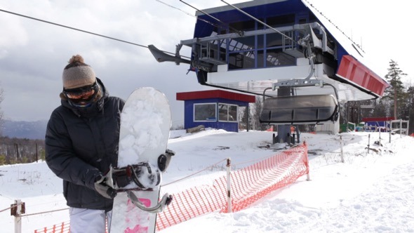 Happy Snowboarders