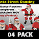 Santa Christmas Street Dancing Routines 4 Pack - VideoHive Item for Sale