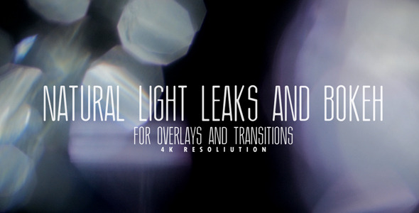 Natural Light Leaks And Bokeh For Overlays