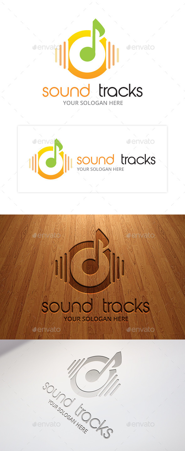 Sound Track Logo Template