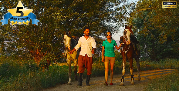 Horse Trip, Woman and Man