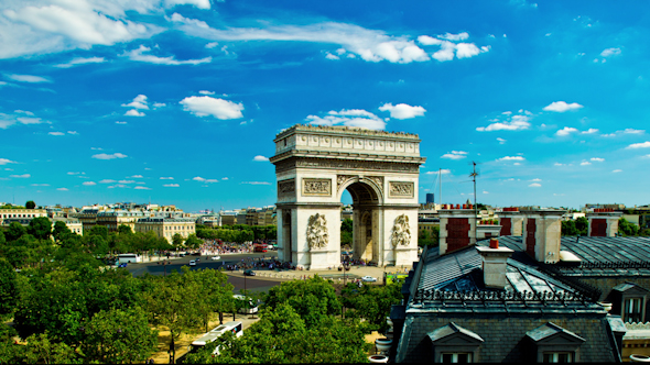 Arc Du Triomphe Paris France