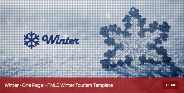 Winter - One Page HTML5 Winter Tourism Template