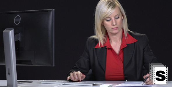 Businesswoman In Office