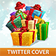 Merry Christmas Twitter Profile Cover - GraphicRiver Item for Sale