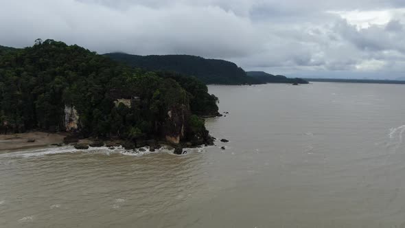 The Beaches at the most southern part of Borneo Island