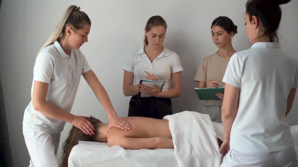 Massage Training Courses a Woman Master Tells and Shows How to Do a Relaxing Massage and What alt