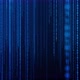 Blue Binary Code,Matrix Code, Falling Digital Symbols - VideoHive Item for Sale