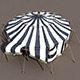 Circus Tent Black&White - 3DOcean Item for Sale