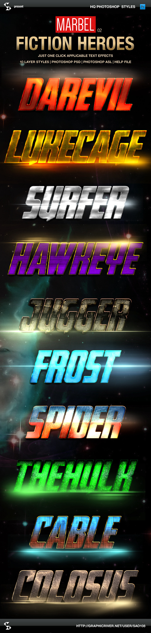 Blockbuster Heroes Style Text Effects 02