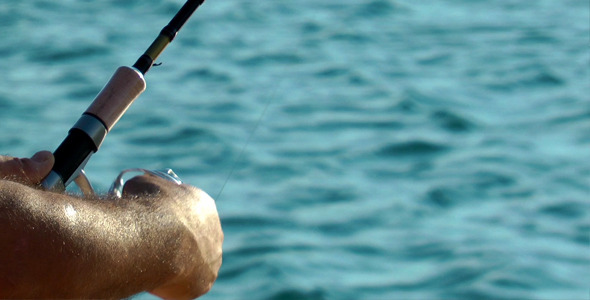 Fisherman near the Sea