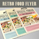 Retro Food Flyer - GraphicRiver Item for Sale