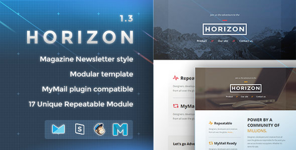 Horizon - responsywny szablon wiadomości e-mail