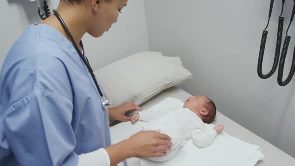 Medical professionals working at a hospital