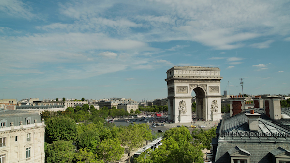 Arc Du Triomphe, Paris France