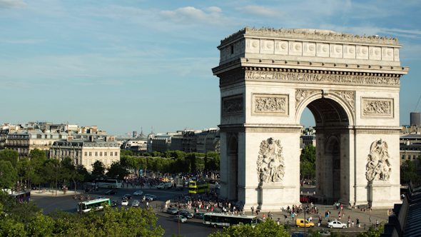 Arc Du Triomphe, Paris France