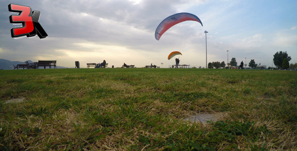 Practice with Parachute in Nature 1