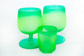 Green wineglasses - PhotoDune Item for Sale