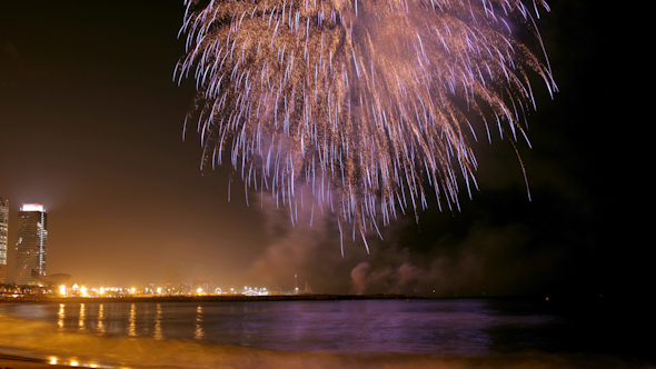 Barcelona Fireworks 02