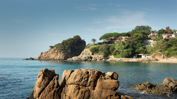 Beautiful Bay On The Spanish Costa Brava Coast