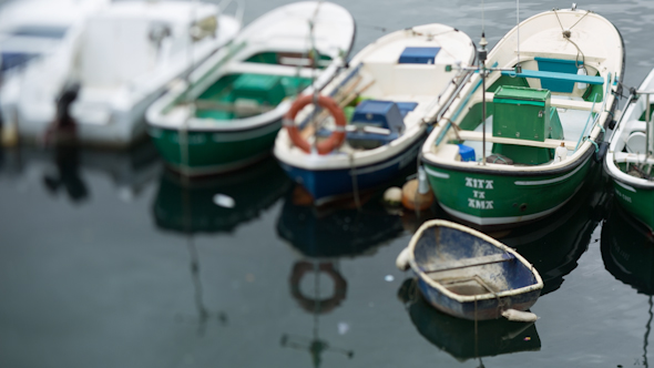 Boats Basque San Sebastian Harbour