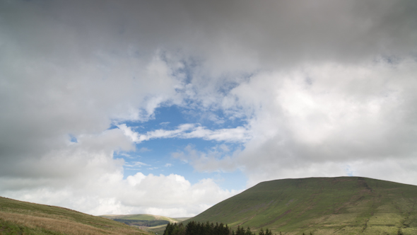 Brecon Beacons Wales Timelapse Field Countryside