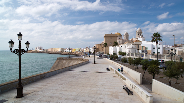 Cadiz Promenade, Andalusia Spain