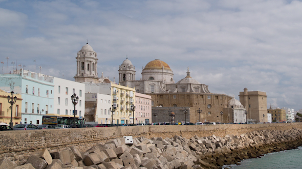 Cadiz Skyline  Andalusia Spain