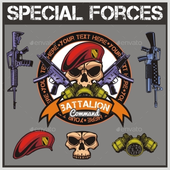 Special Forces Patch Set