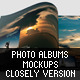 Photo Albums Mockups - Closely Version - GraphicRiver Item for Sale