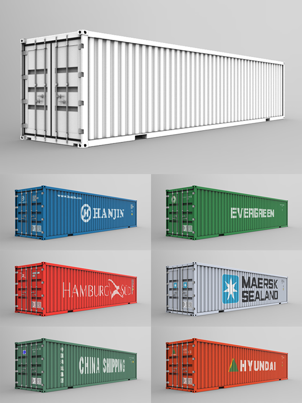 Download Shipping Container Cg Textures 3d Models From 3docean PSD Mockup Templates