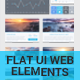 Flat UI Web Elements - GraphicRiver Item for Sale