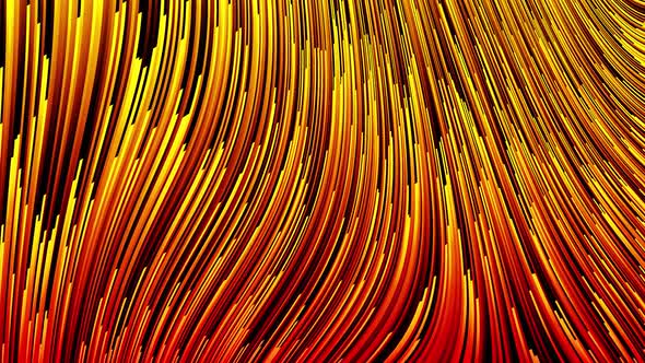 Fire Grass In Motion Vj Background HD