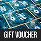 Winter Ice Gift Voucher - GraphicRiver Item for Sale