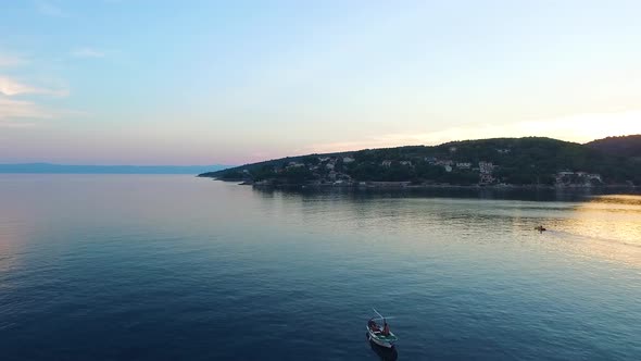 Striking scenic view of the bay in Selca Island Brac Croatia Europe