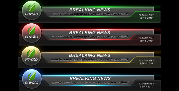 3D Ball lower third V2