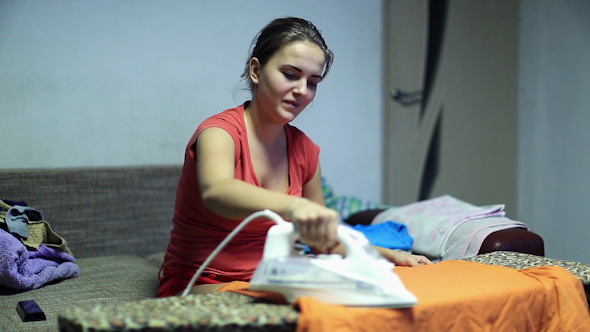Woman Irons Clothes 3 alt