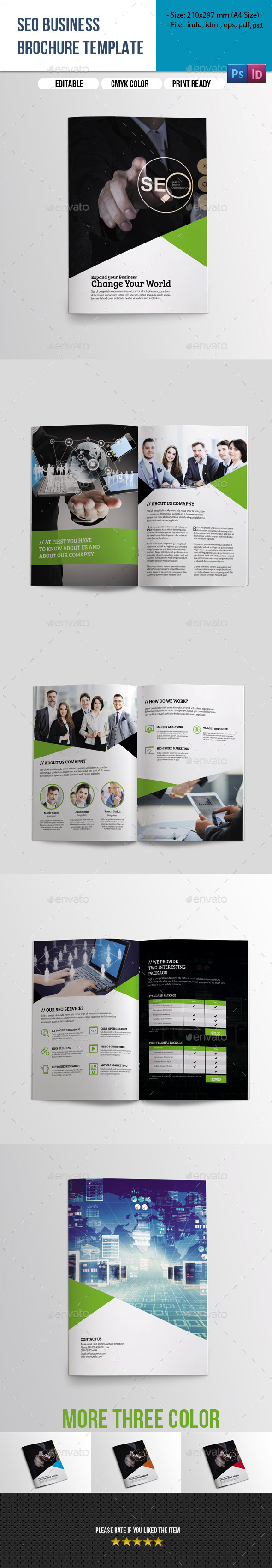 8 Pages SEO Business Brochure