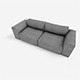 sofa 2seats #01  - 3DOcean Item for Sale