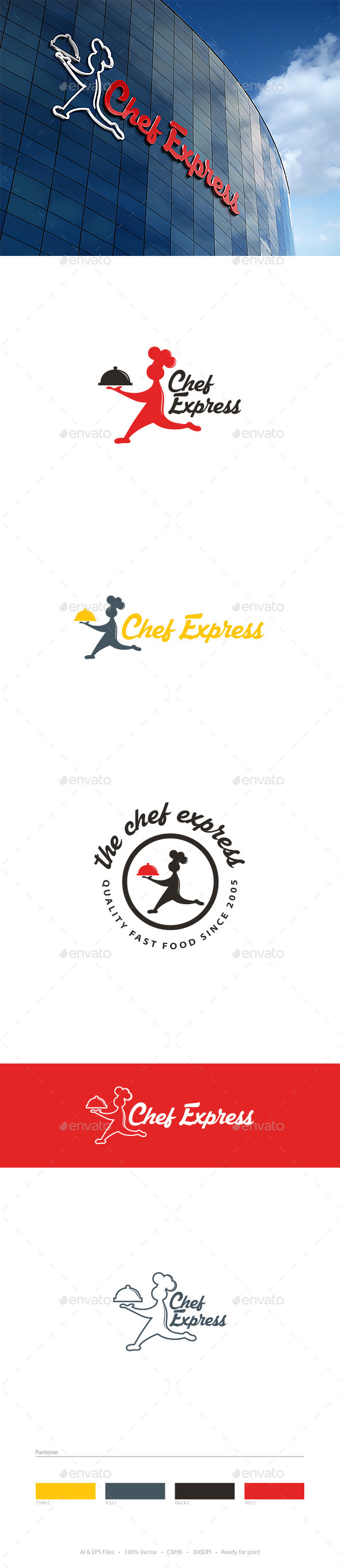 Chef Express Logo Template