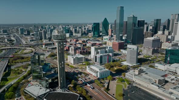 Aerial View of Dallas Texas