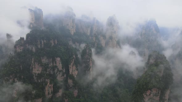 Zhangjiajie Cloudy Mountains, China