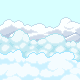 Pixel Cloud Set - GraphicRiver Item for Sale