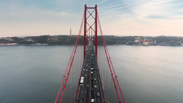 Iconic Portuguese Landmark As Seen From Above