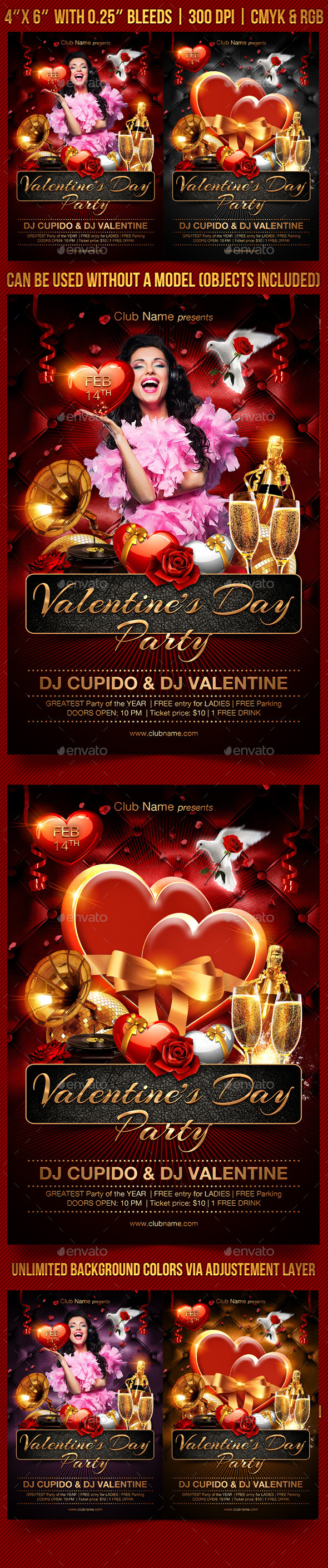Valentines Day Party Flyer