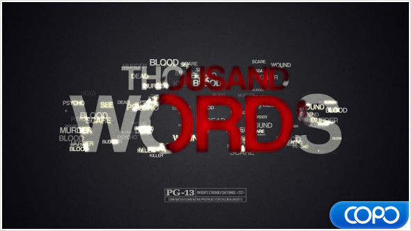 Thousand Words Cinematic Title